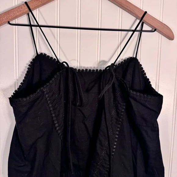 GAP Embroidered 100% Cotton Adjustable Strap Mini Dress NWT Women’s Size S - Picture 5 of 12